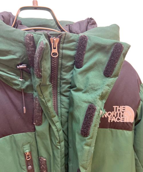 THE NORTH FACE（ザ ノース フェイス）THE NORTH FACE (ザ ノース フェイス) ダウンジャケット グリーン×ブラック サイズ:Lの古着・服飾アイテム