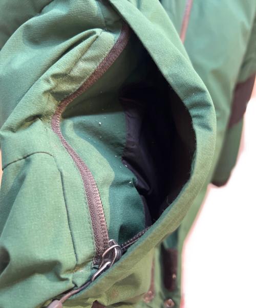 THE NORTH FACE（ザ ノース フェイス）THE NORTH FACE (ザ ノース フェイス) ダウンジャケット グリーン×ブラック サイズ:Lの古着・服飾アイテム