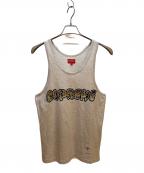 SUPREMEシュプリーム）の古着「19SS splatter tank top」｜ベージュ