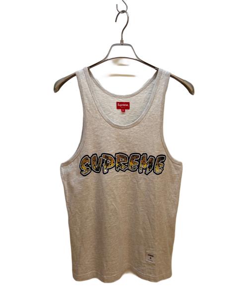 SUPREME（シュプリーム）SUPREME (シュプリーム) 19SS splatter tank top ベージュ サイズ:SIZE Sの古着・服飾アイテム