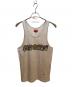 SUPREME（シュプリーム）の古着「19SS splatter tank top」｜ベージュ