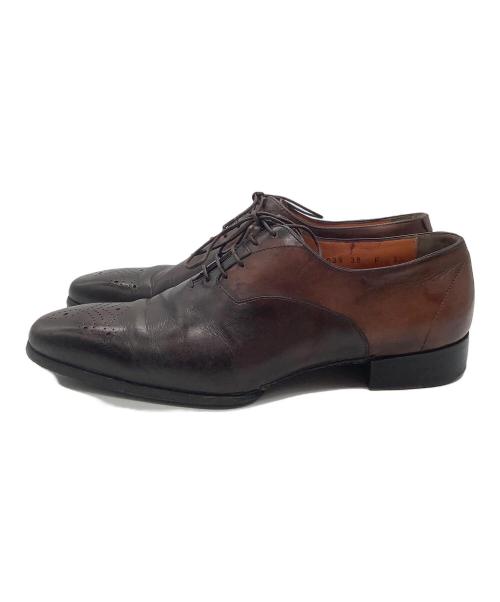 Santoni（サントーニ）Santoni (サントーニ) レザーシューズ ブラウン サイズ:38の古着・服飾アイテム