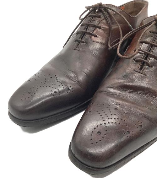 Santoni（サントーニ）Santoni (サントーニ) レザーシューズ ブラウン サイズ:38の古着・服飾アイテム
