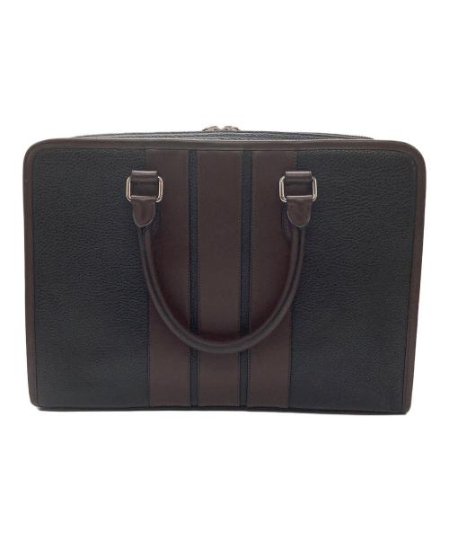 COACH（コーチ）COACH (コーチ) ビジネスバッグ ブラウン×ブラックの古着・服飾アイテム