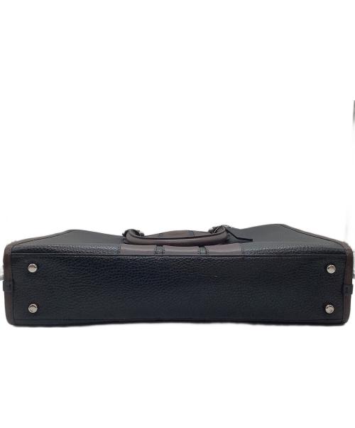 COACH（コーチ）COACH (コーチ) ビジネスバッグ ブラウン×ブラックの古着・服飾アイテム