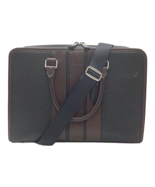 COACH（コーチ）COACH (コーチ) ビジネスバッグ ブラウン×ブラックの古着・服飾アイテム