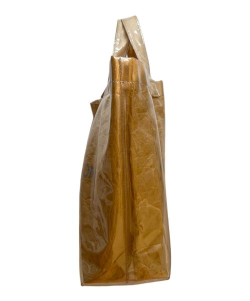 COMME des GARCONS（コムデギャルソン）COMME des GARCONS (コムデギャルソン) ビニールトートバッグ ベージュの古着・服飾アイテム