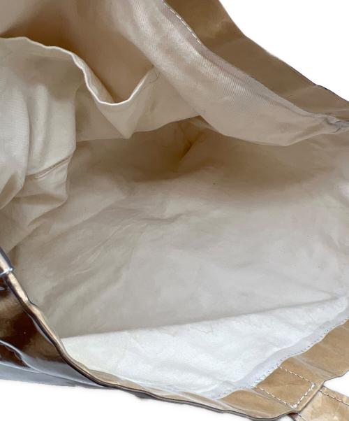 COMME des GARCONS（コムデギャルソン）COMME des GARCONS (コムデギャルソン) ビニールトートバッグ ベージュの古着・服飾アイテム
