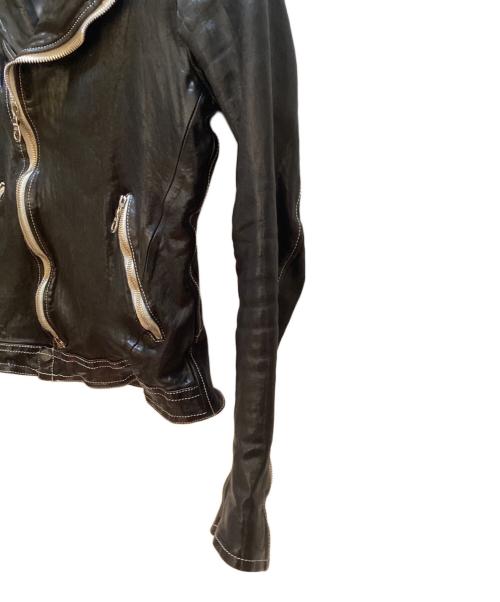 ISAMU KATAYAMA BACKLASH（イサムカタヤマ・バックラッシュ）ISAMU KATAYAMA BACKLASH (イサムカタヤマ・バックラッシュ) ダブルライダースジャケット ブラック サイズ:Ｓの古着・服飾アイテム