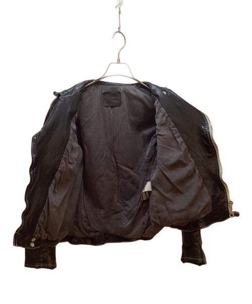 ISAMU KATAYAMA BACKLASH（イサムカタヤマ・バックラッシュ）ISAMU KATAYAMA BACKLASH (イサムカタヤマ・バックラッシュ) ダブルライダースジャケット ブラック サイズ:Ｓの古着・服飾アイテム