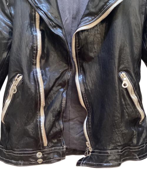 ISAMU KATAYAMA BACKLASH（イサムカタヤマ・バックラッシュ）ISAMU KATAYAMA BACKLASH (イサムカタヤマ・バックラッシュ) ダブルライダースジャケット ブラック サイズ:Ｓの古着・服飾アイテム