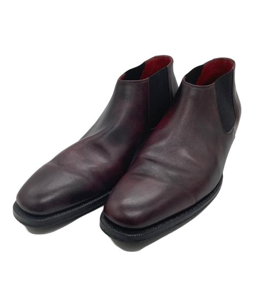 ENZO BONAFE（エンツォボナフェ）ENZO BONAFE (エンツォボナフェ) サイドゴアシューズ レッド サイズ:7 1/2の古着・服飾アイテム