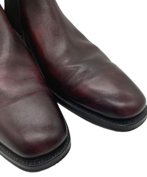 ENZO BONAFE（エンツォボナフェ）ENZO BONAFE (エンツォボナフェ) サイドゴアシューズ レッド サイズ:7 1/2の古着・服飾アイテム