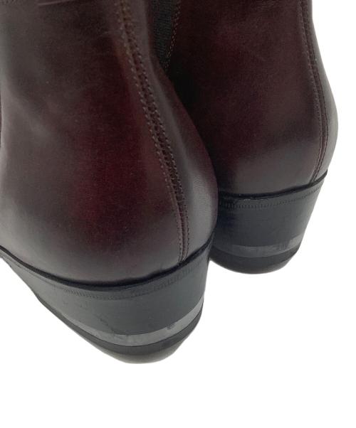 ENZO BONAFE（エンツォボナフェ）ENZO BONAFE (エンツォボナフェ) サイドゴアシューズ レッド サイズ:7 1/2の古着・服飾アイテム