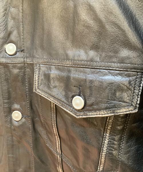 MAISON SPECIAL（メゾンスペシャル）MAISON SPECIAL (メゾンスペシャル) レザージャケット ブラックの古着・服飾アイテム