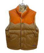 Patagoniaパタゴニア）の古着「リバーシブルベスト」｜ブラウン×オレンジ