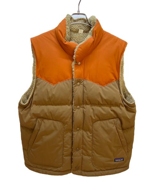 Patagonia（パタゴニア）Patagonia (パタゴニア) リバーシブルベスト ブラウン×オレンジ サイズ:Lの古着・服飾アイテム