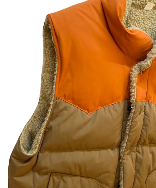 Patagonia（パタゴニア）Patagonia (パタゴニア) リバーシブルベスト ブラウン×オレンジ サイズ:Lの古着・服飾アイテム