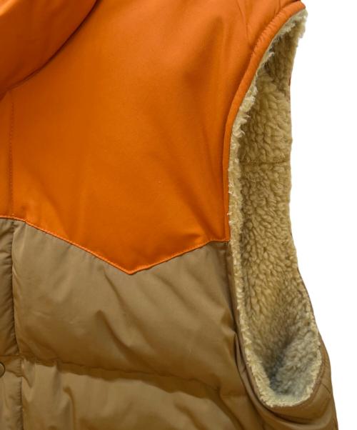 Patagonia（パタゴニア）Patagonia (パタゴニア) リバーシブルベスト ブラウン×オレンジ サイズ:Lの古着・服飾アイテム