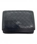 BOTTEGA VENETAボッテガベネタ）の古着「3つ折り財布」｜ブラック