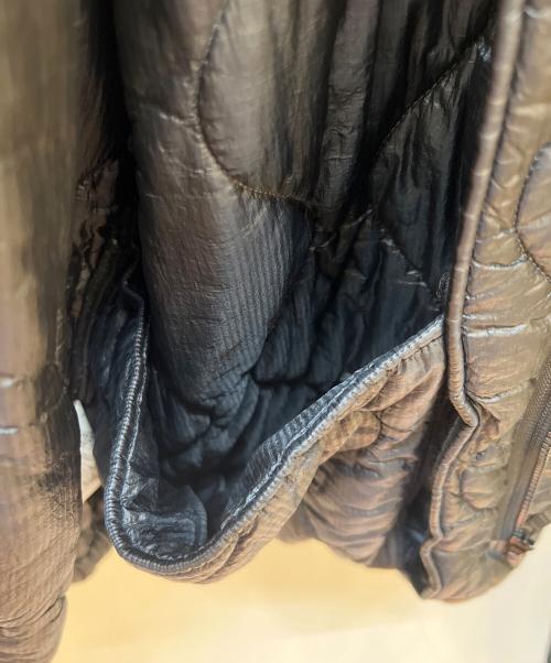 N.HOOLYWOOD（エヌ ハリウッド）N.HOOLYWOOD (エヌ ハリウッド) キルティング中綿ジャケット ブラック サイズ:Mの古着・服飾アイテム