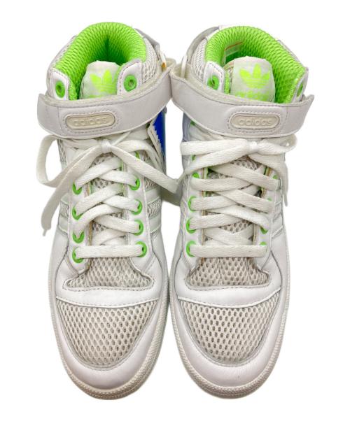 adidas（アディダス）adidas (アディダス) FRM MID BEACH ホワイト×グリーン サイズ:28cm 未使用品の古着・服飾アイテム