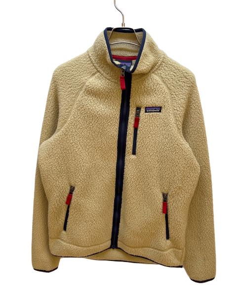 Patagonia（パタゴニア）Patagonia (パタゴニア) フリースジャケット アイボリー×ネイビー サイズ:Ｍの古着・服飾アイテム