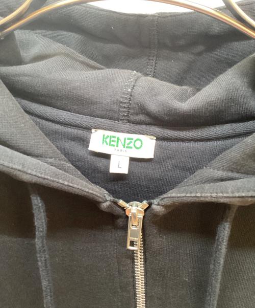 KENZO（ケンゾー）KENZO (ケンゾー) ジップパーカー ブラック サイズ:Lの古着・服飾アイテム