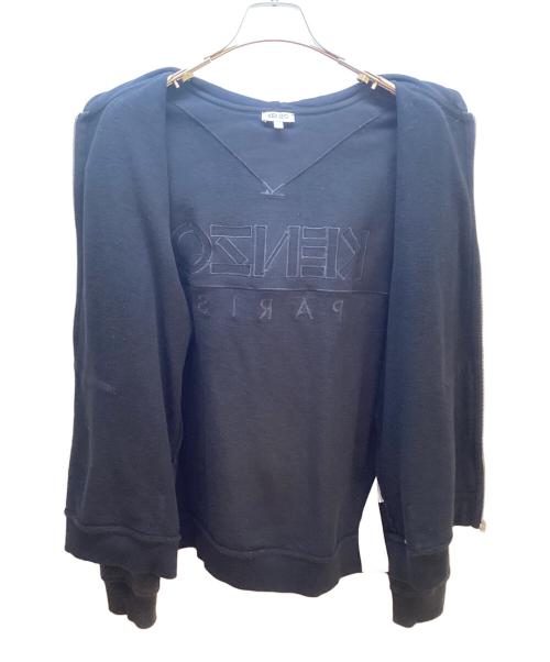 KENZO（ケンゾー）KENZO (ケンゾー) ジップパーカー ブラック サイズ:Lの古着・服飾アイテム