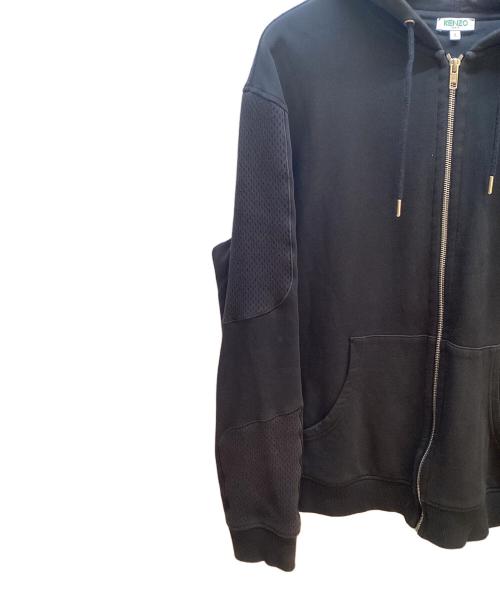 KENZO（ケンゾー）KENZO (ケンゾー) ジップパーカー ブラック サイズ:Lの古着・服飾アイテム