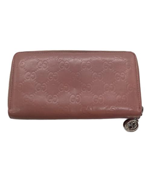 GUCCI（グッチ）GUCCI (グッチ) 長財布 ピンクの古着・服飾アイテム