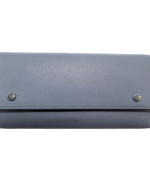 CELINE（セリーヌ）CELINE (セリーヌ) 長財布 スカイブルーの古着・服飾アイテム