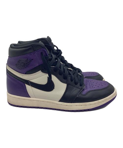 NIKE（ナイキ）NIKE (ナイキ) Nike Air Jordan 1 Retro High OG パープル×ブラック サイズ:27cmの古着・服飾アイテム