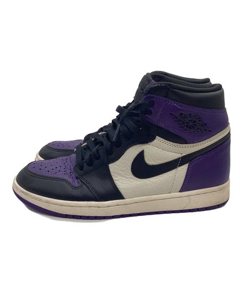 NIKE（ナイキ）NIKE (ナイキ) Nike Air Jordan 1 Retro High OG パープル×ブラック サイズ:27cmの古着・服飾アイテム