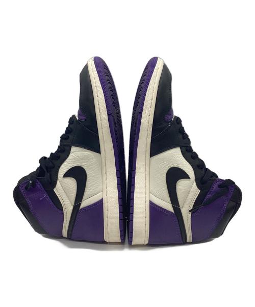 NIKE（ナイキ）NIKE (ナイキ) Nike Air Jordan 1 Retro High OG パープル×ブラック サイズ:27cmの古着・服飾アイテム