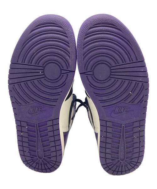 NIKE（ナイキ）NIKE (ナイキ) Nike Air Jordan 1 Retro High OG パープル×ブラック サイズ:27cmの古着・服飾アイテム