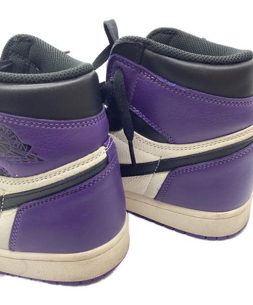 NIKE（ナイキ）NIKE (ナイキ) Nike Air Jordan 1 Retro High OG パープル×ブラック サイズ:27cmの古着・服飾アイテム