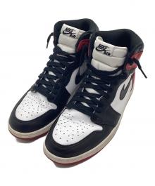 NIKE（ナイキ）の古着「Air Jordan 1 Retro High OG ブラックトゥ」｜レッド×ブラック