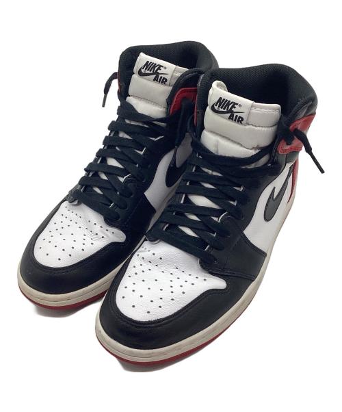 NIKE（ナイキ）NIKE (ナイキ) Air Jordan 1 Retro High OG ブラックトゥ レッド×ブラック サイズ:27cmの古着・服飾アイテム