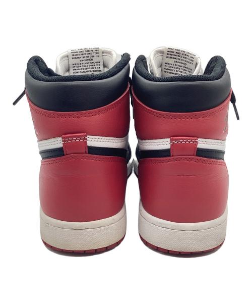 NIKE（ナイキ）NIKE (ナイキ) Air Jordan 1 Retro High OG ブラックトゥ レッド×ブラック サイズ:27cmの古着・服飾アイテム