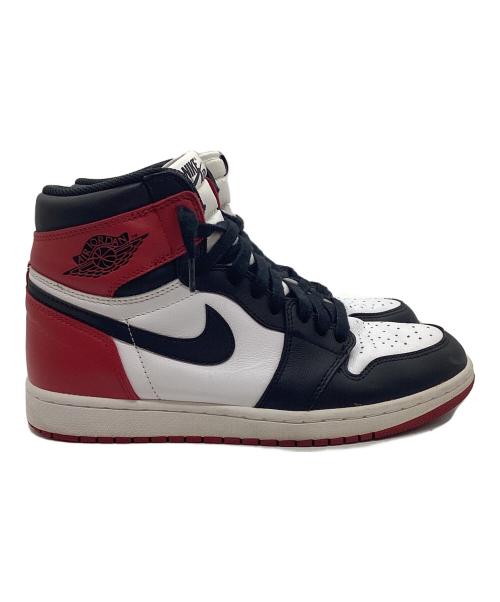 NIKE（ナイキ）NIKE (ナイキ) Air Jordan 1 Retro High OG ブラックトゥ レッド×ブラック サイズ:27cmの古着・服飾アイテム