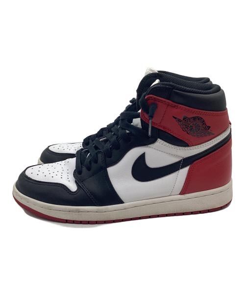 NIKE（ナイキ）NIKE (ナイキ) Air Jordan 1 Retro High OG ブラックトゥ レッド×ブラック サイズ:27cmの古着・服飾アイテム