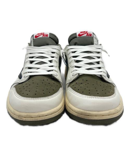 NIKE（ナイキ）NIKE (ナイキ) TRAVIS SCOTT (トラヴィス・スコット) スニーカー グリーン×アイボリー サイズ:27cmの古着・服飾アイテム