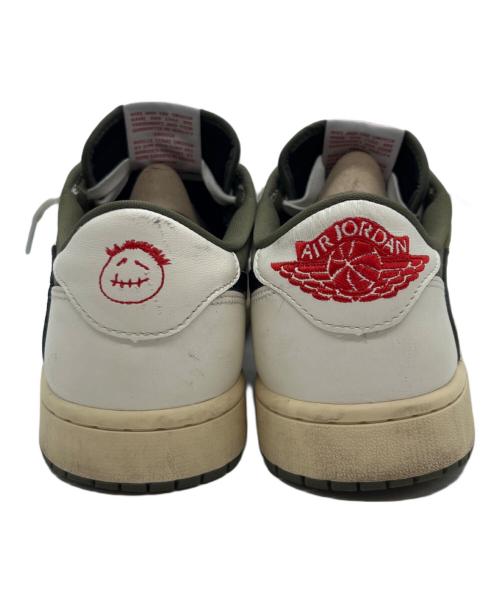 NIKE（ナイキ）NIKE (ナイキ) TRAVIS SCOTT (トラヴィス・スコット) スニーカー グリーン×アイボリー サイズ:27cmの古着・服飾アイテム