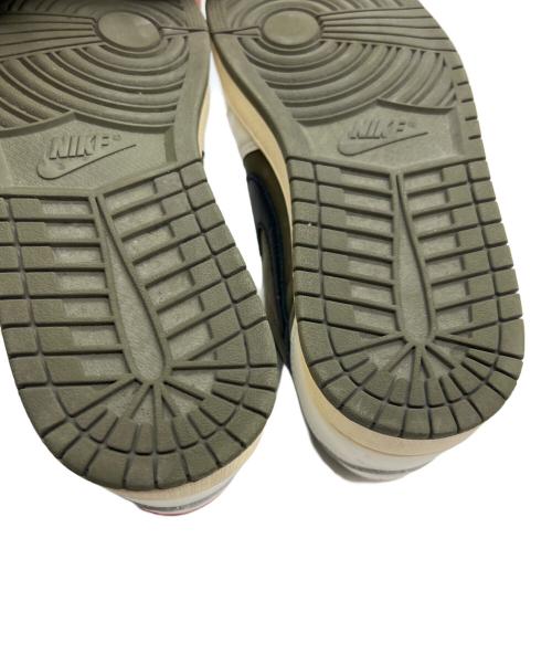 NIKE（ナイキ）NIKE (ナイキ) TRAVIS SCOTT (トラヴィス・スコット) スニーカー グリーン×アイボリー サイズ:27cmの古着・服飾アイテム