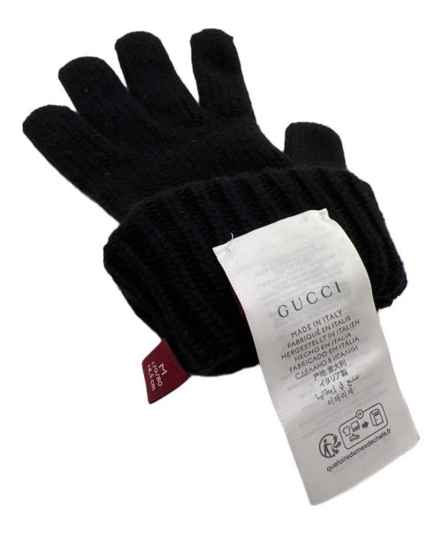 GUCCI（グッチ）GUCCI (グッチ) 手袋/カシミヤ ブラックの古着・服飾アイテム