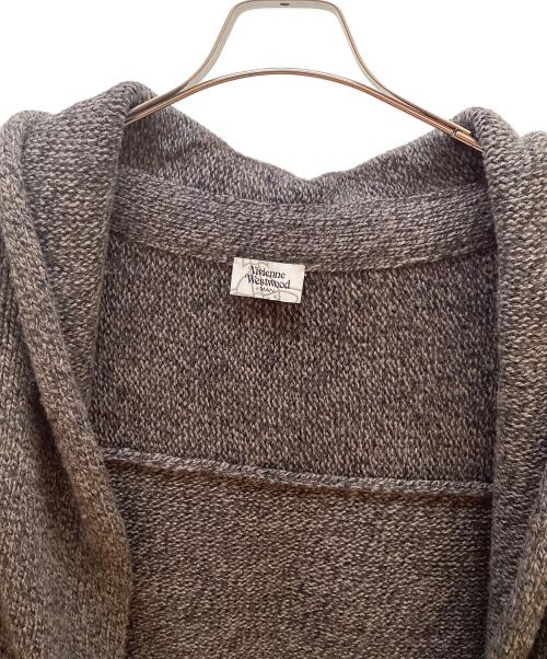 Vivienne Westwood man（ヴィヴィアン ウェストウッド マン）Vivienne Westwood man (ヴィヴィアン ウェストウッド マン) ショールカラーカーディガン ブラウン サイズ:Fの古着・服飾アイテム