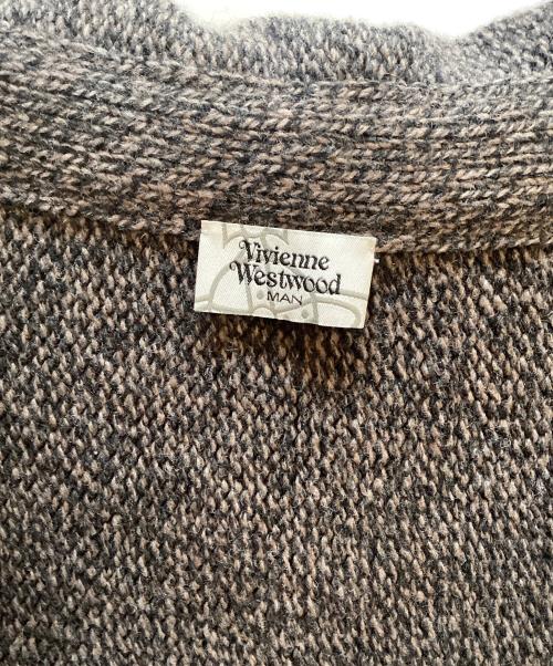 Vivienne Westwood man（ヴィヴィアン ウェストウッド マン）Vivienne Westwood man (ヴィヴィアン ウェストウッド マン) ショールカラーカーディガン ブラウン サイズ:Fの古着・服飾アイテム