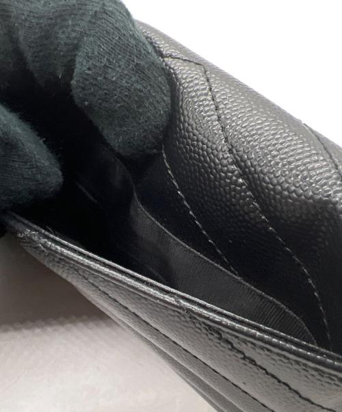 Saint Laurent Paris（サンローランパリ）Saint Laurent Paris (サンローランパリ) 3つ折り財布 ブラックの古着・服飾アイテム