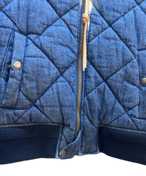 POLO RALPH LAUREN（ポロ・ラルフローレン）POLO RALPH LAUREN (ポロ・ラルフローレン) デニムMA-1ジャケット インディゴ サイズ:XSの古着・服飾アイテム